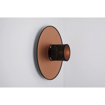 Duolla - Applique murale TOKYO SHINY 1xE27/15W/230V d. 50 cm cuivre/noir