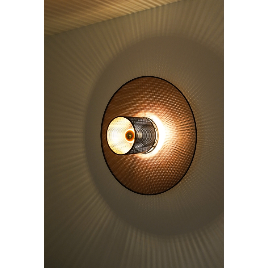 Duolla - Applique murale TOKYO SHINY 1xE27/15W/230V d. 50 cm cuivre/noir