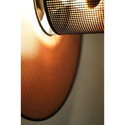 Duolla - Applique murale TOKYO SHINY 1xE27/15W/230V d. 50 cm cuivre/noir