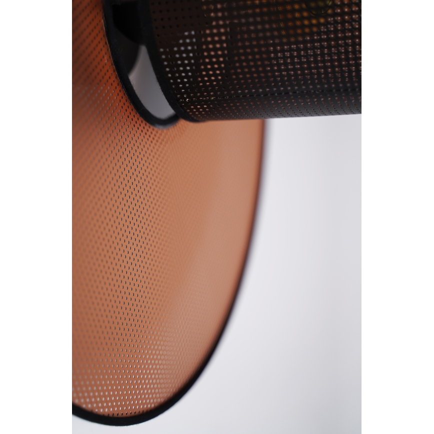 Duolla - Applique murale TOKYO SHINY 1xE27/15W/230V d. 50 cm cuivre/noir