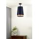 Duolla - Bevestigde hanglamp BELL SHINY 1xE27/15W/230V blauw/koper