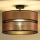 Duolla - Bevestigde hanglamp COPPER SHINY 1xE27/15W/230V diameter 40 cm koper/zwart