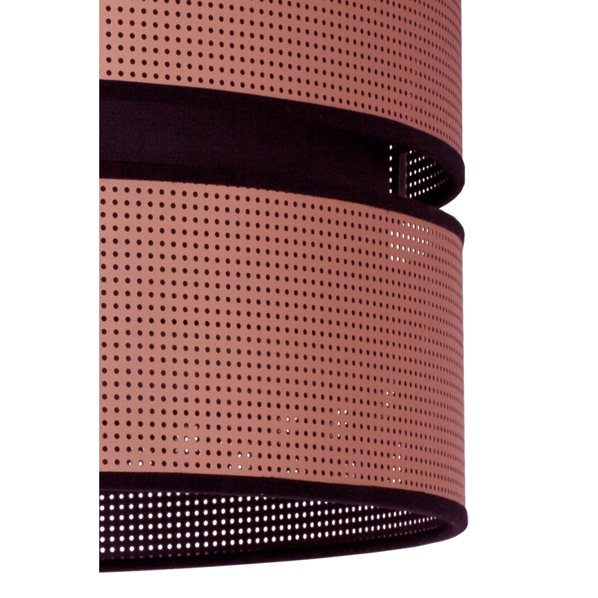 Duolla - Bevestigde hanglamp COPPER SHINY 1xE27/15W/230V diameter 40 cm koper/zwart