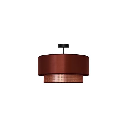 Duolla - Bevestigde hanglamp COPPER SHINY 1xE27/15W/230V diameter 45 cm koper