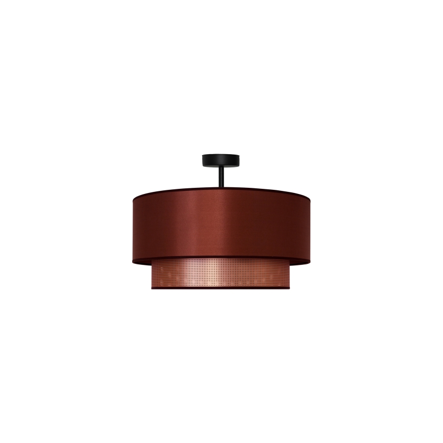Duolla - Bevestigde hanglamp COPPER SHINY 1xE27/15W/230V diameter 45 cm koper