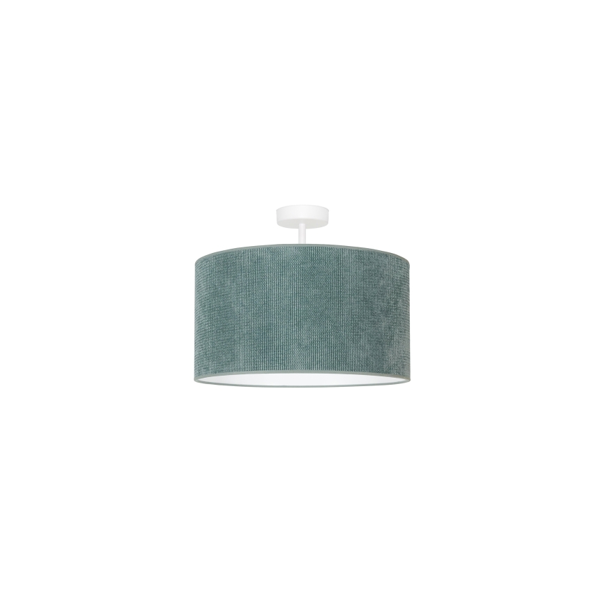 Duolla - Bevestigde hanglamp CORDUROY 1xE27/15W/230V diameter 40 cm lichtblauw