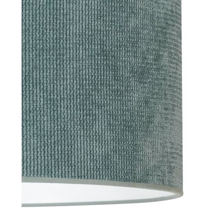 Duolla - Bevestigde hanglamp CORDUROY 1xE27/15W/230V diameter 40 cm lichtblauw