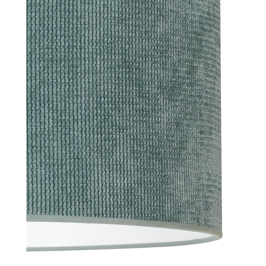 Duolla - Bevestigde hanglamp CORDUROY 1xE27/15W/230V diameter 40 cm lichtblauw