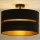 Duolla - Bevestigde hanglamp DUO 1xE27/15W/230V diameter 40 cm zwart/goud
