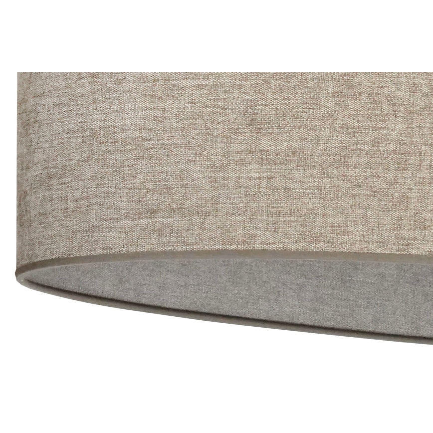 Duolla - Bevestigde hanglamp OVAL 2xE27/15W/230V bruin