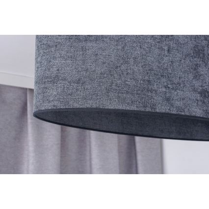 Duolla - Bevestigde hanglamp OVAL 2xE27/15W/230V grijs