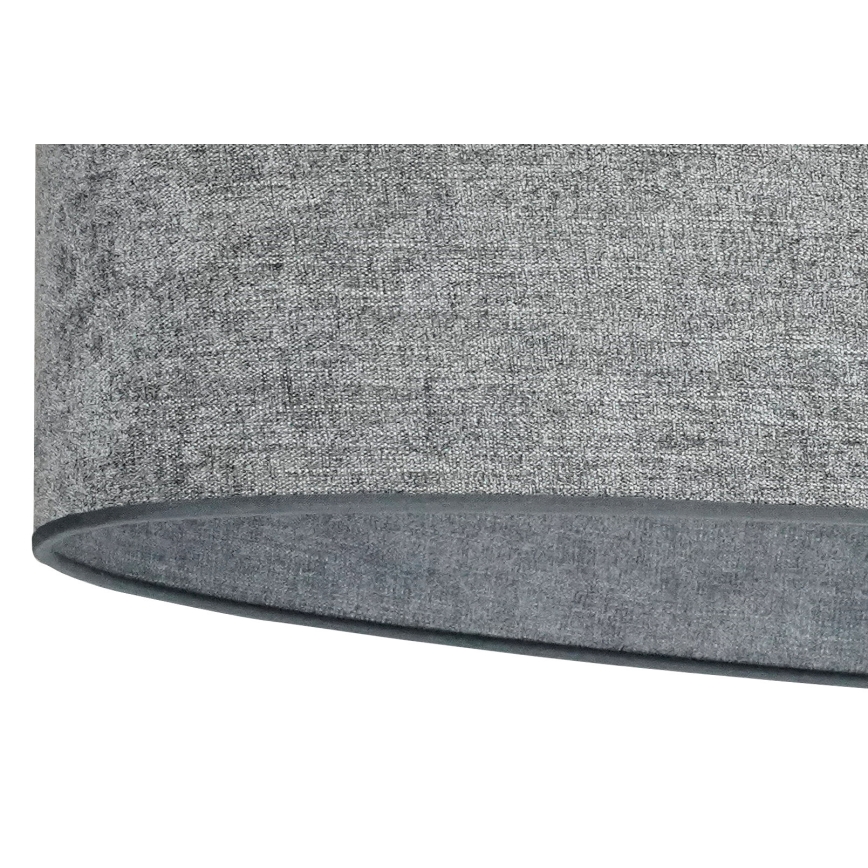 Duolla - Bevestigde hanglamp OVAL 2xE27/15W/230V grijs