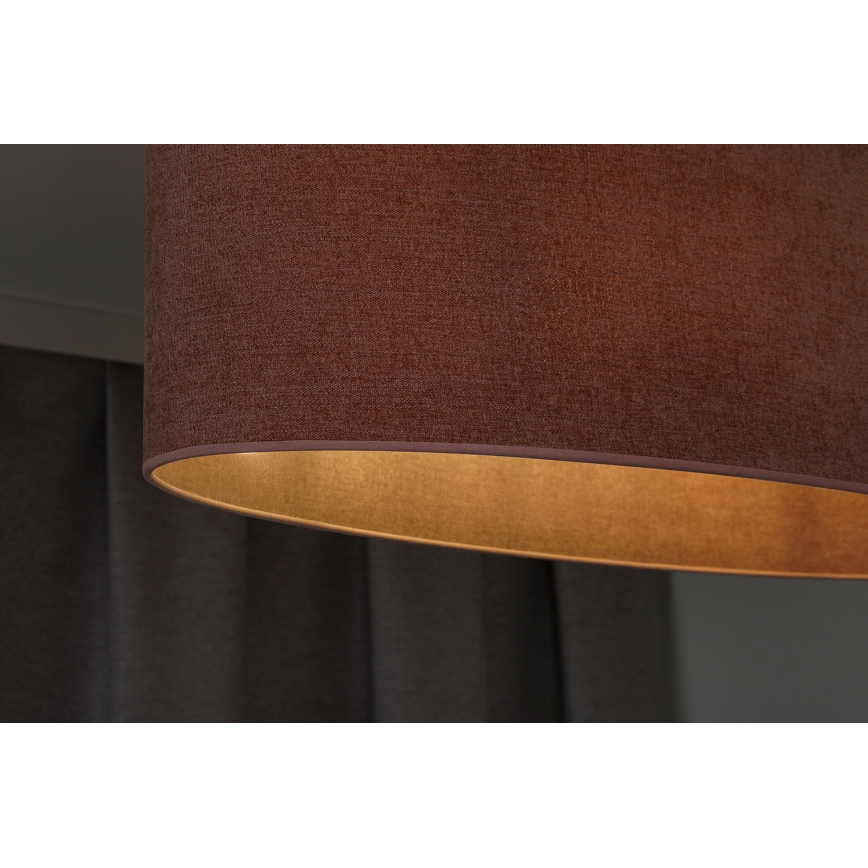 Duolla - Bevestigde hanglamp OVAL 2xE27/15W/230V roze