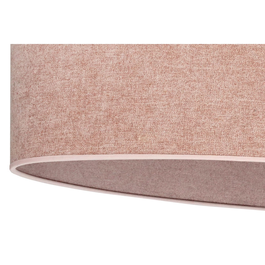 Duolla - Bevestigde hanglamp OVAL 2xE27/15W/230V roze