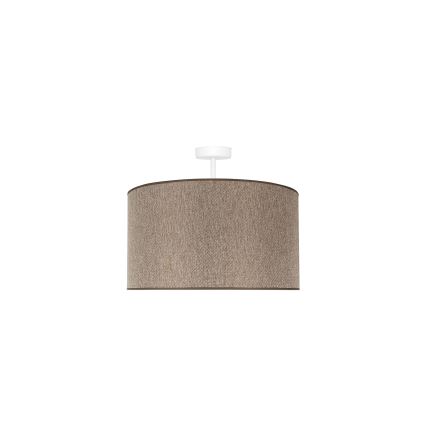 Duolla - Bevestigde hanglamp ROLLER ECO RECYCLING 1xE27/15W/230V diameter 45 cm bruin