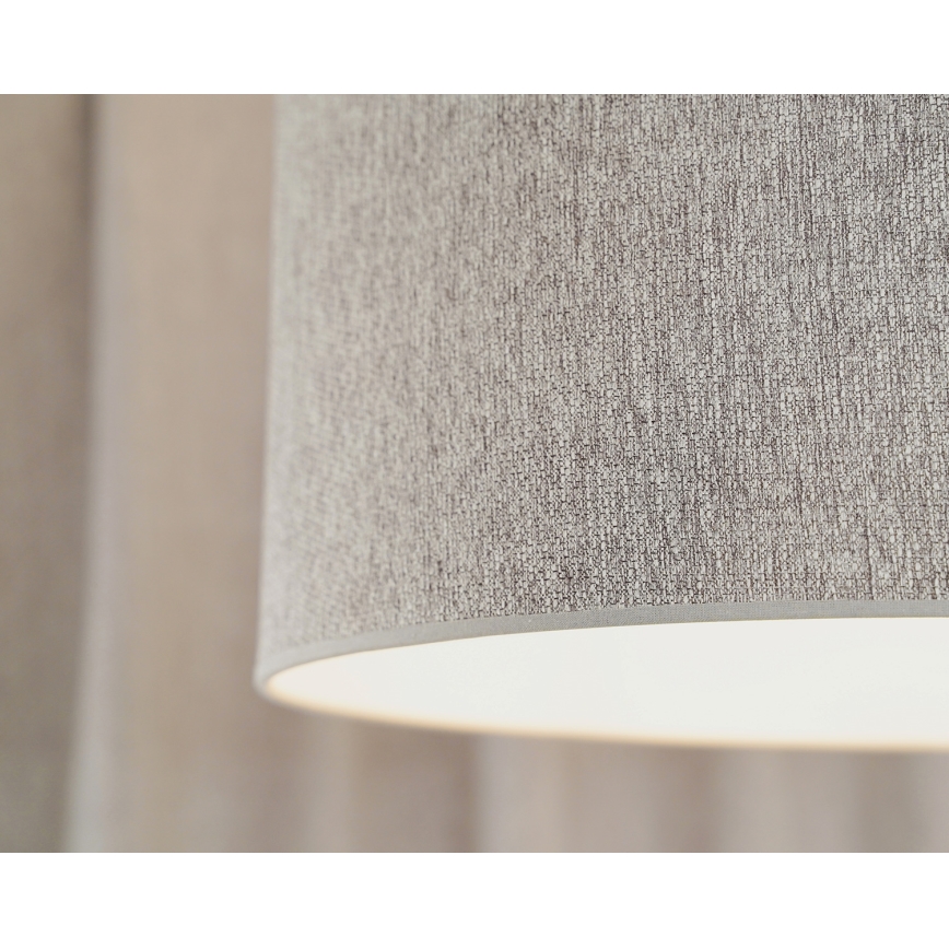 Duolla - Bevestigde hanglamp ROLLER ECO RECYCLING 1xE27/15W/230V diameter 45 cm grijs