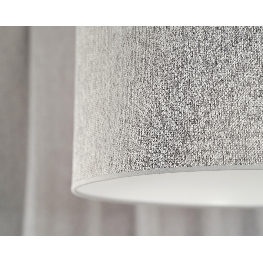 Duolla - Bevestigde hanglamp ROLLER ECO RECYCLING 1xE27/15W/230V diameter 45 cm grijs