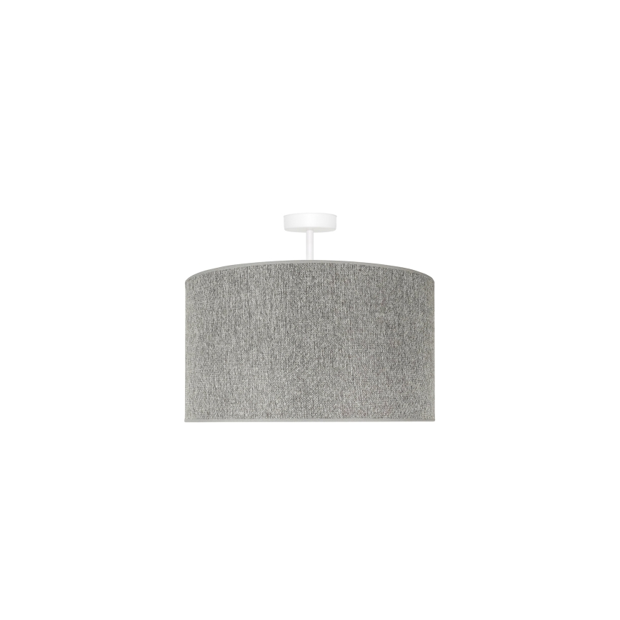 Duolla - Bevestigde hanglamp ROLLER ECO RECYCLING 1xE27/15W/230V diameter 45 cm grijs