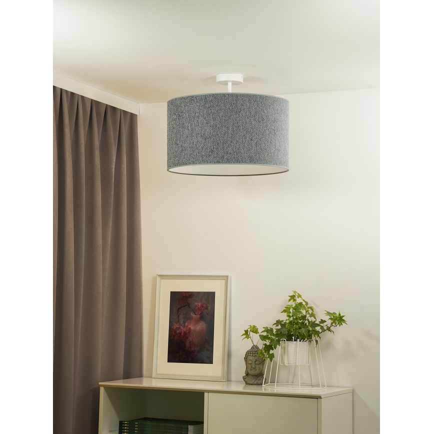 Duolla - Bevestigde hanglamp ROLLER ECO RECYCLING 1xE27/15W/230V diameter 45 cm groen