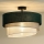 Duolla - Bevestigde hanglamp TRIO 1xE27/15W/230V diameter 45 cm groen/grijs/wit