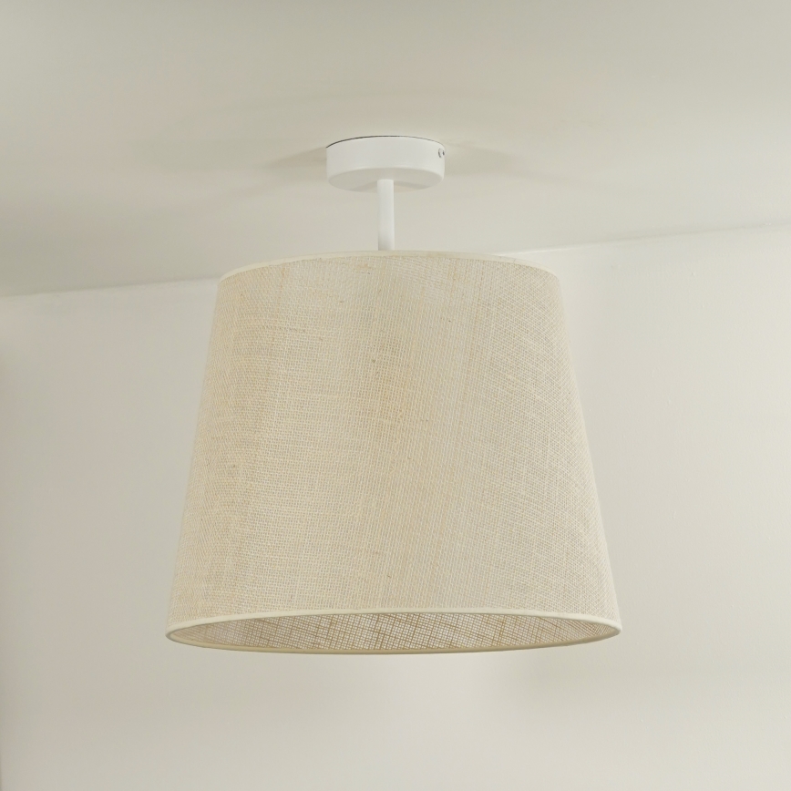 Duolla - Bevestigde hanglamp YUTE 1xE27/15W/230V diameter 38 cm grijs