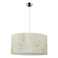 Duolla - Hanglamp aan een koord ALTO 1xE27/40W/230V diameter 45 cm beige