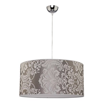 Duolla - Hanglamp aan een koord ALTO 1xE27/40W/230V diameter 45 cm zilver