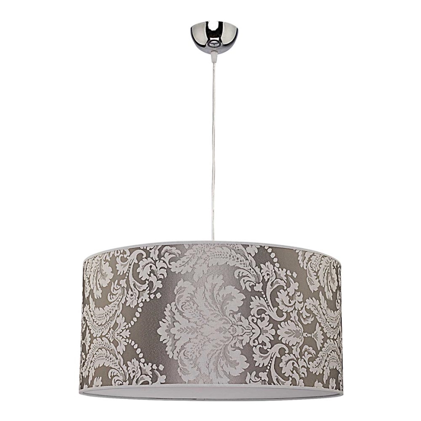 Duolla - Hanglamp aan een koord ALTO 1xE27/40W/230V diameter 45 cm zilver