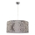 Duolla - Hanglamp aan een koord ALTO 1xE27/40W/230V diameter 45 cm zilver