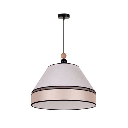 Duolla - Hanglamp aan een koord AVIGNON 1xE27/15W/230V diameter 60 cm beige