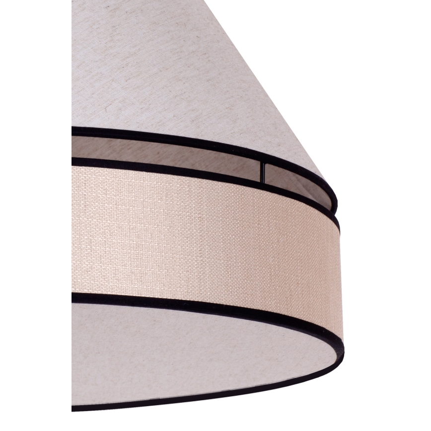 Duolla - Hanglamp aan een koord AVIGNON 3xE27/15W/230V beige