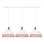 Duolla - Hanglamp aan een koord AVIGNON 3xE27/15W/230V wit/bruin