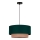 Duolla - Hanglamp aan een koord BOHO 1xE27/15W/230V diameter 45 cm groen/bruin