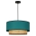 Duolla - Hanglamp aan een koord BOHO 1xE27/15W/230V turquoise/rotan