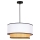 Duolla - Hanglamp aan een koord BOHO 1xE27/15W/230V wit/rotan