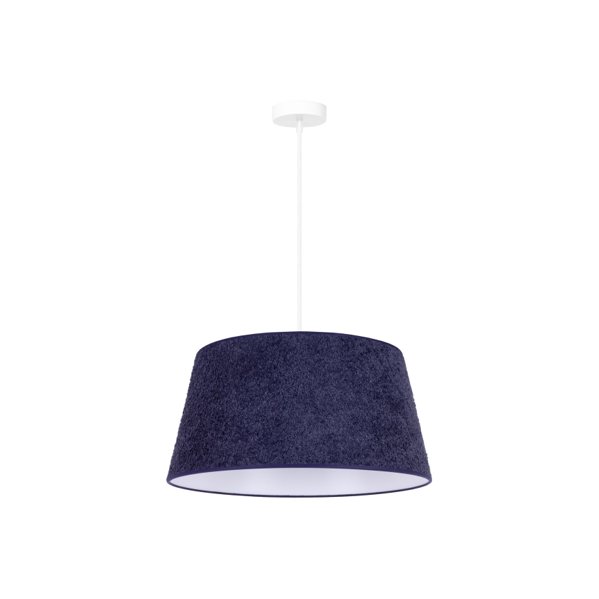 Duolla - Hanglamp aan een koord BOUCLE 1xE27/15W/230V diameter 50 cm blauw