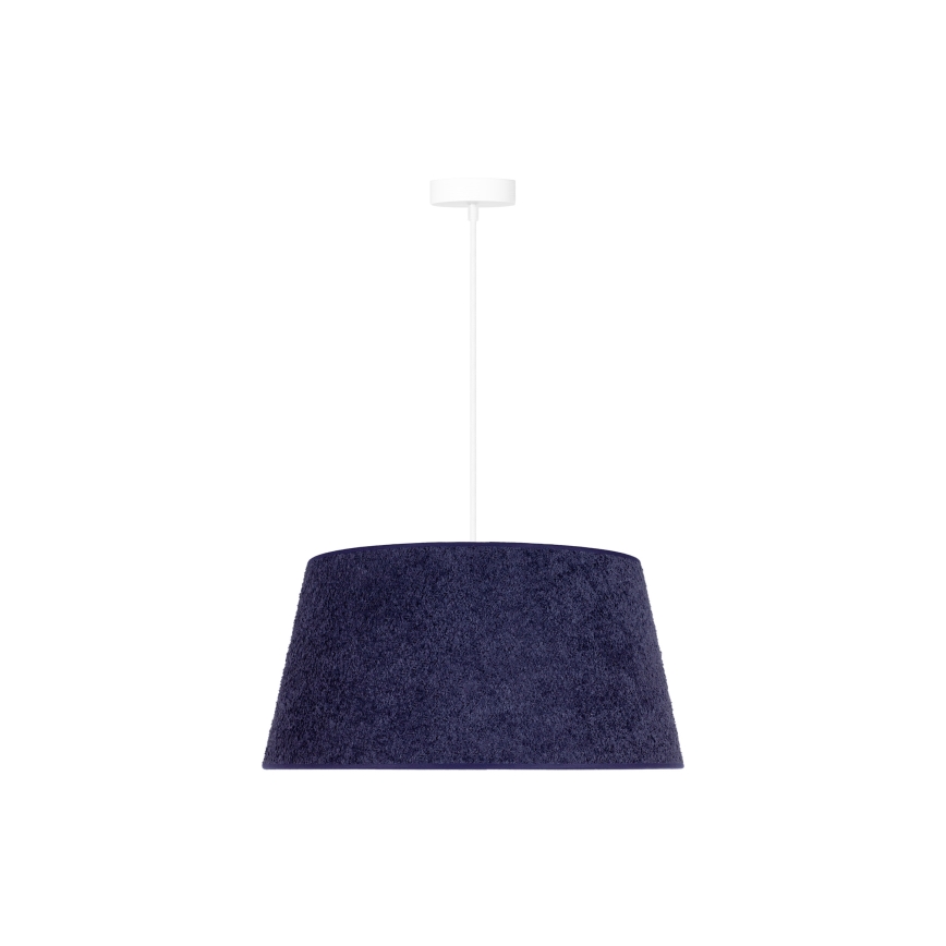 Duolla - Hanglamp aan een koord BOUCLE 1xE27/15W/230V diameter 50 cm blauw