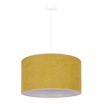 Duolla - Hanglamp aan een koord BRISTOL 1xE27/15W/230V diameter 45 cm geel/wit