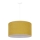 Duolla - Hanglamp aan een koord BRISTOL 1xE27/15W/230V diameter 45 cm geel/wit