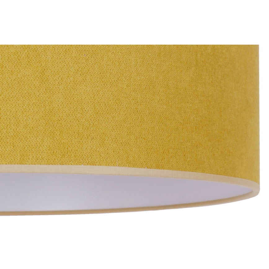 Duolla - Hanglamp aan een koord BRISTOL 1xE27/15W/230V diameter 45 cm geel/wit