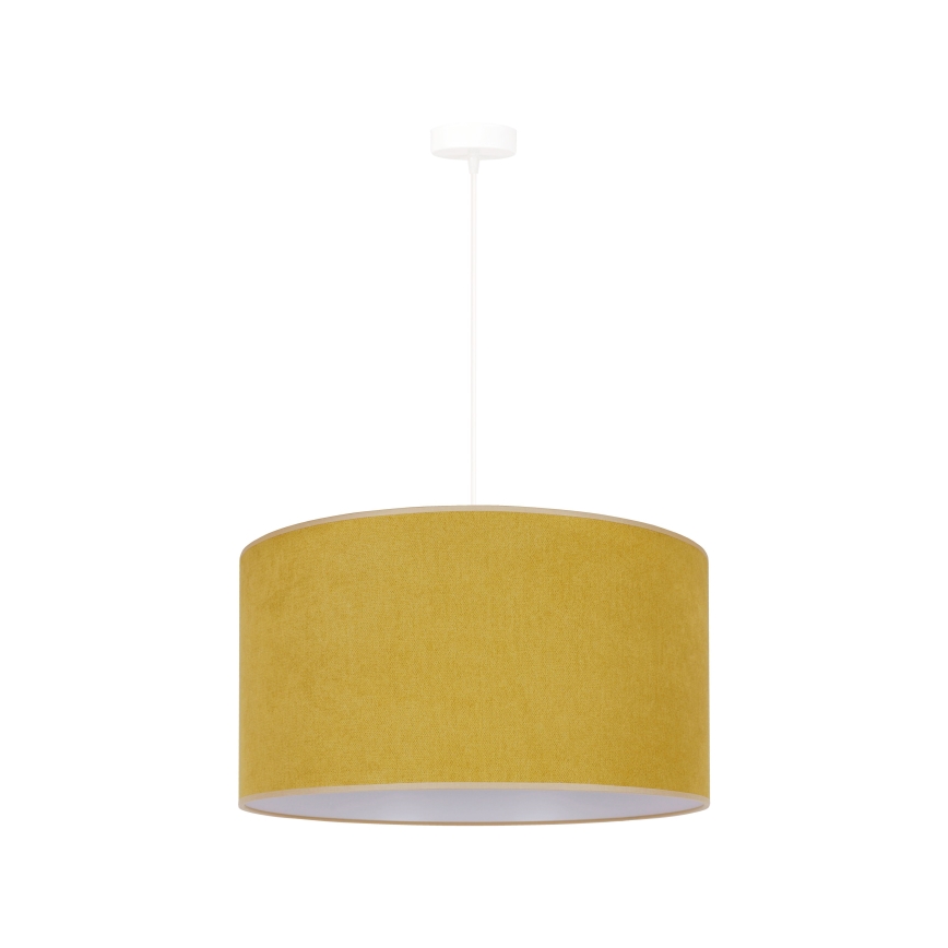 Duolla - Hanglamp aan een koord BRISTOL 1xE27/15W/230V diameter 45 cm geel/wit