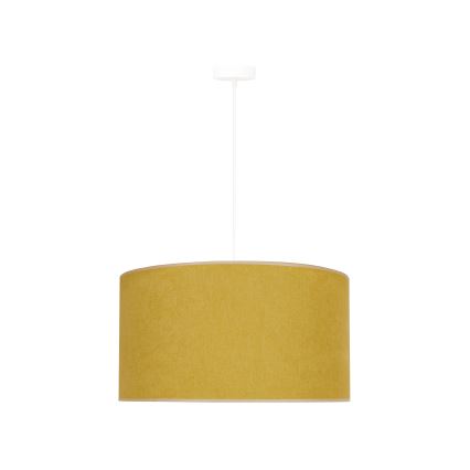 Duolla - Hanglamp aan een koord BRISTOL 1xE27/15W/230V diameter 45 cm geel/wit