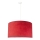 Duolla - Hanglamp aan een koord BRISTOL 1xE27/40W/230V diameter 45 cm rood
