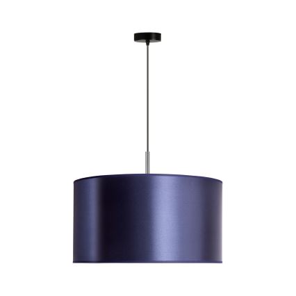 Duolla - Hanglamp aan een koord CANNES 1xE27/15W/230V diameter 45 cm blauw/zilver