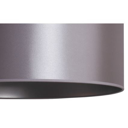 Duolla - Hanglamp aan een koord CANNES 1xE27/15W/230V diameter 45 cm zilver