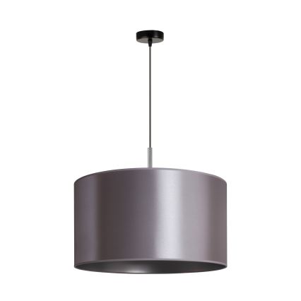 Duolla - Hanglamp aan een koord CANNES 1xE27/15W/230V diameter 45 cm zilver