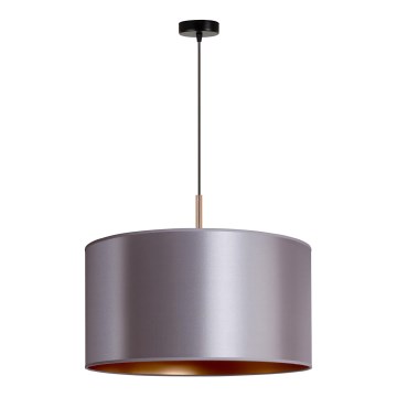 Duolla - Hanglamp aan een koord CANNES 1xE27/15W/230V diameter 45 cm zilver/koper