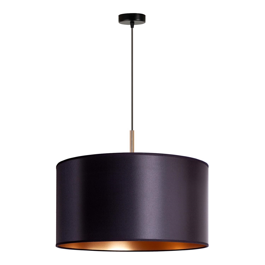 Duolla - Hanglamp aan een koord CANNES 1xE27/15W/230V diameter 45 cm zwart/koper