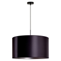 Duolla - Hanglamp aan een koord CANNES 1xE27/15W/230V diameter 45 cm zwart/zilver