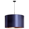 Duolla - Hanglamp aan een koord CANNES 1xE27/15W/230V diameter 50 cm blauw/koper